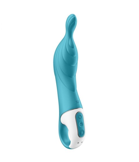 Wibrator do punktu A Satisfyer A-Mazing 2 12 trybów 22cm turkusowy Satisfyer Wibrator do punktu A Satisfyer A-Mazing 2 12 trybów 22cm turkusowy Satisfyer