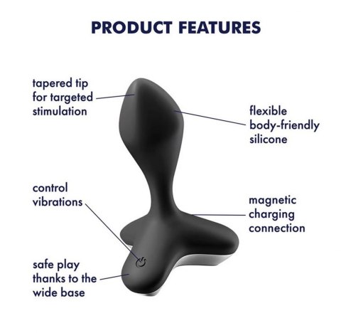 Plug-Vibrator Game Changer (Black) Satisfyer Plug-Vibrator Game Changer (Black) Satisfyer