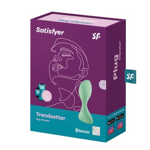 Plug-Vibrator Trendsetter Connect App (Light Green) Satisfyer Plug-Vibrator Trendsetter Connect App (Light Green) Satisfyer