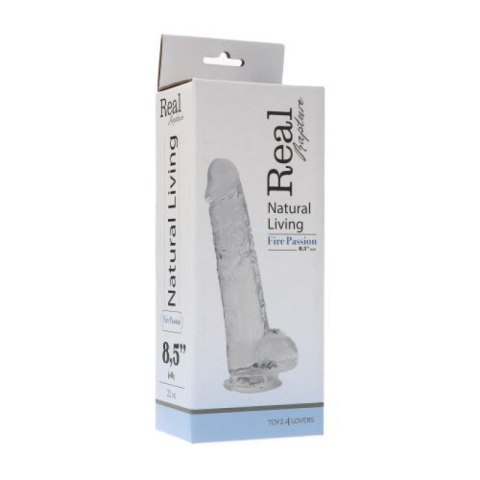 Dildo Clear Passion Large Real Rapture Dildo Clear Passion Large Real Rapture