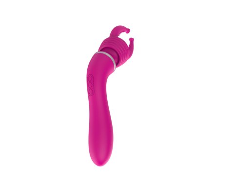Dual Massager + overlay USB 10+10 functions Pink Boss Series Vision Dual Massager + overlay USB 10+10 functions Pink Boss Series Vision