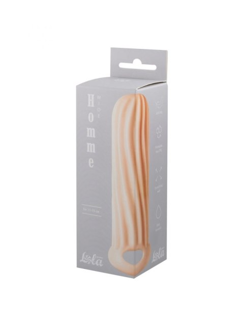 Penis sleeve Homme Wide Flesh for 11-15cm Lola Games Homme Penis sleeve Homme Wide Flesh for 11-15cm Lola Games Homme