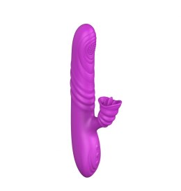 Wibrator-Angelia, USB 3 functions of thrusting / 20 vibrations Purple Boss Series