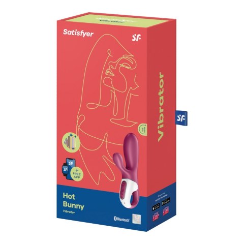 Wibrator-Hot Bunny Connect App Satisfyer Wibrator-Hot Bunny Connect App Satisfyer
