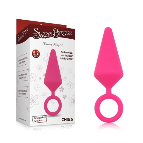 Korek analny Candy Plug L-Pink Sweet Breeze Korek analny Candy Plug L-Pink Sweet Breeze