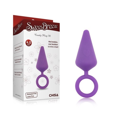 Korek analny Candy Plug M-Purple Sweet Breeze Korek analny Candy Plug M-Purple Sweet Breeze