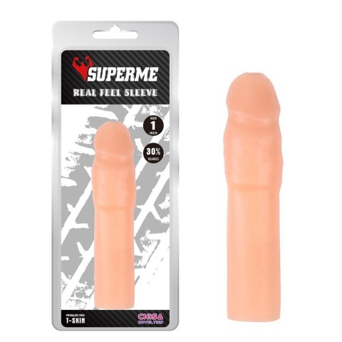 Miękka Wydłużająca Nakładka Real Feel Sleeve Super Me Miękka Wydłużająca Nakładka Real Feel Sleeve Super Me