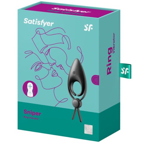 Pierścień na penisa -Sniper (Black) Satisfyer