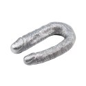 Podwójne Realistyczne Dildo Dixie Normous-Silver DarkMuscle