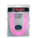 Podwójne Realistyczne Dildo Jelly Flexible Double HI-Basic