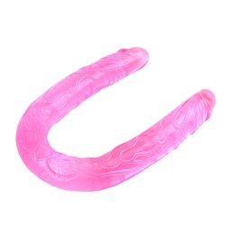 Podwójne Realistyczne Dildo Jelly Flexible Double HI-Basic