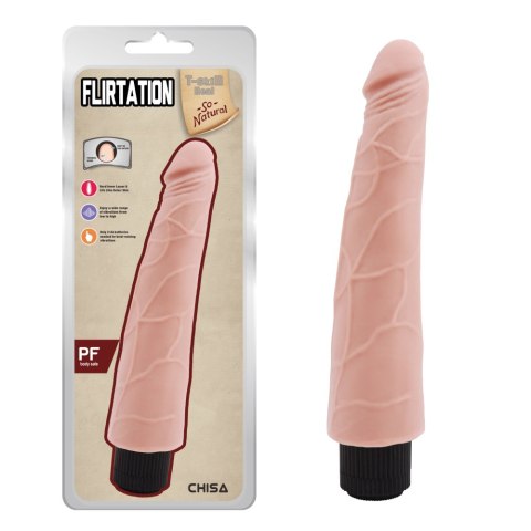 Realistyczny Cielisty Wibrator Flirtation-Flesh T-skin Real