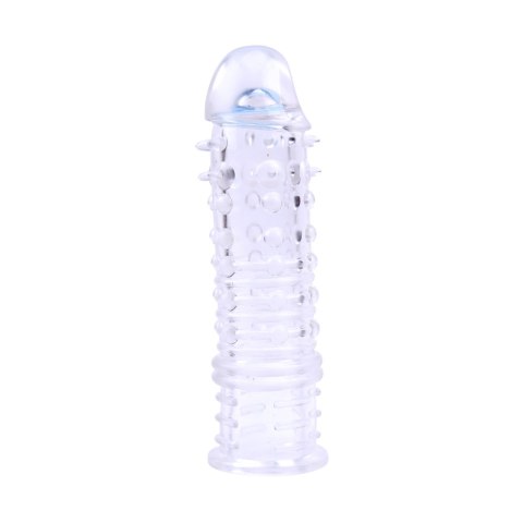 Stymulująca Nakładka Na Penisa Swirls Sleeve-Clear Super Me Stymulująca Nakładka Na Penisa Swirls Sleeve-Clear Super Me