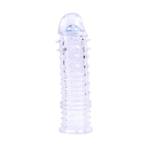 Stymulująca Nakładka Na Penisa Swirls Sleeve-Clear Super Me Stymulująca Nakładka Na Penisa Swirls Sleeve-Clear Super Me