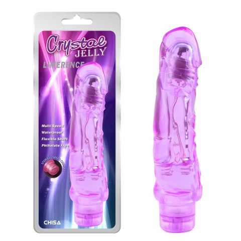 Żelowy Masażer Wibrator Limerence-Purple CrystalJELLY Żelowy Masażer Wibrator Limerence-Purple CrystalJELLY