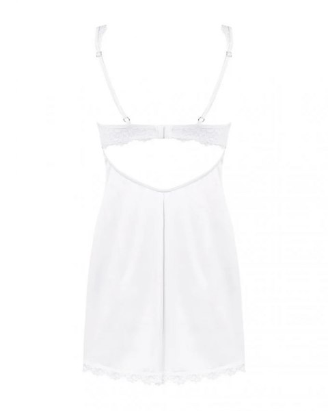 Bielizna-Amor Blanco koszulka i stringi biały L/XL Obsessive Bielizna-Amor Blanco koszulka i stringi biały L/XL Obsessive