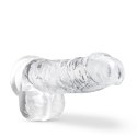 NATURALLY YOURS 6" CRYSTALLINE DILDO DIAMOND Blush