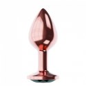 Plug-Butt Plug Diamond Jet Shine L Rose Gold Lola Games