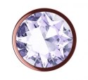 Plug-Butt Plug Diamond Moonstone Shine L Rose Gold Lola Games