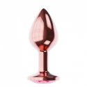 Plug-Butt Plug Diamond Ruby Shine L Rose Gold Lola Games