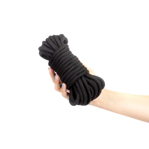 Wiązanie Lina 10 m - Black Bondage Rope BDSM Secret Play