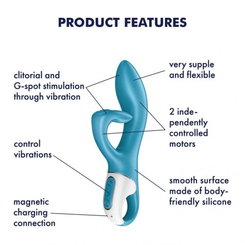Wibrator-Embrace me (Turquoise) Satisfyer Wibrator-Embrace me (Turquoise) Satisfyer
