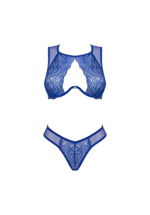 Bielizna-Giselia komplet 2-częściowy niebieski M/L Obsessive Bielizna-Giselia komplet 2-częściowy niebieski M/L Obsessive