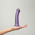 Dildo Mono Density Metallic Purple - M - Shine Strap-on-me