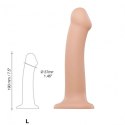 Dildo semi-realistic dual density vanilla -L