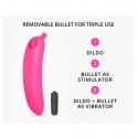 Dildo wibrator oh oui - danger pink Love to Love