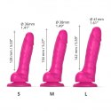 Realistyczne dildo sliding skin Strap-on-me