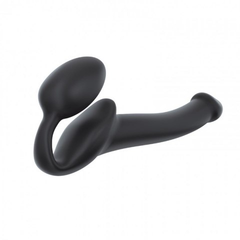 SEMI-REALISTIC BENDABLE STRAP-ON BLACK - S Strap-on-me