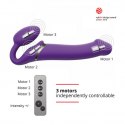 VIBRATING STRAP-ON - L - PURPLE Strap-on-me