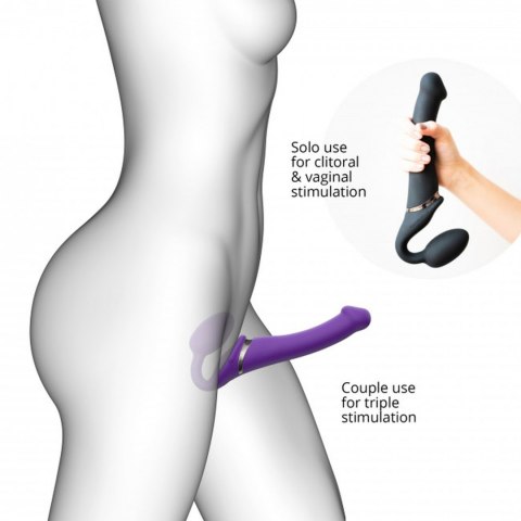 VIBRATING STRAP-ON - L - PURPLE Strap-on-me VIBRATING STRAP-ON - L - PURPLE Strap-on-me