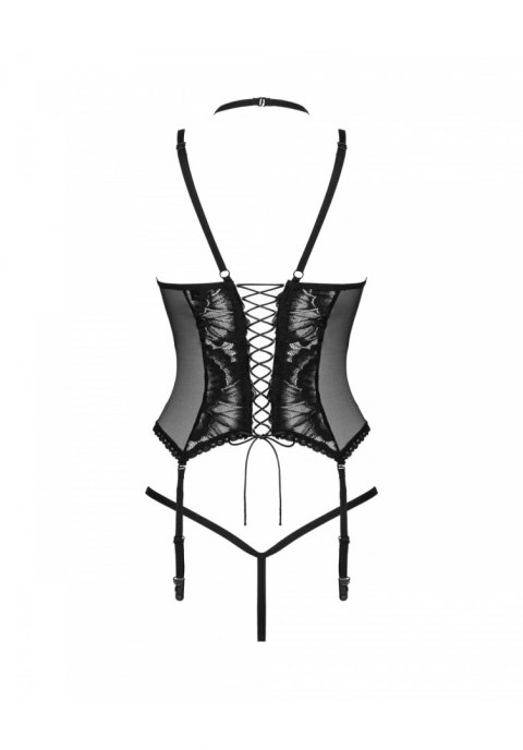 Bielizna-Alessya gorset czarny XS/S Obsessive Bielizna-Alessya gorset czarny XS/S Obsessive