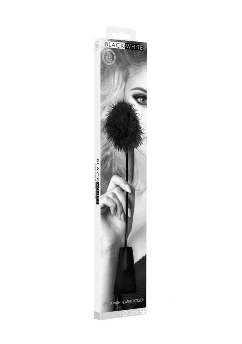 Crop with Feather Tickler Ouch! Crop with Feather Tickler Ouch!