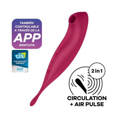 Twirling Pro Connect App dark red Satisfyer Twirling Pro Connect App dark red Satisfyer
