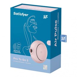 Masażer powietrzny Satisfyer Pro To Go 3 różowy Satisfyer