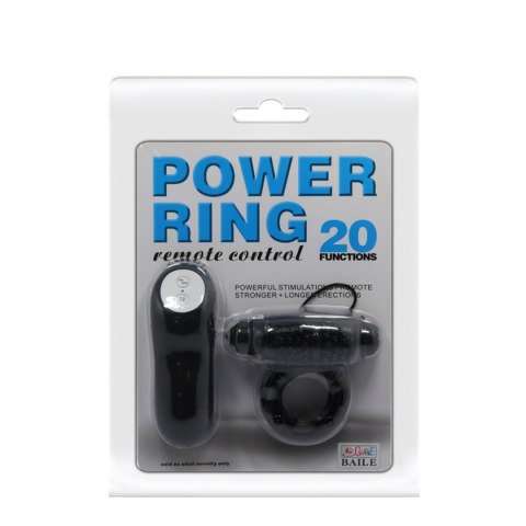 BAILE- POWER RING, 20 vibration functions Wireless remote control BAILE BAILE- POWER RING, 20 vibration functions Wireless remote control BAILE