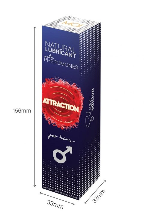 Lubrykant analny z feromonami HIM 50 ML Attraction Lubrykant analny z feromonami HIM 50 ML Attraction