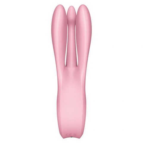 Wibrator wielofunkcyjny Satisfyer Threesome 1 róż Satisfyer Wibrator wielofunkcyjny Satisfyer Threesome 1 róż Satisfyer