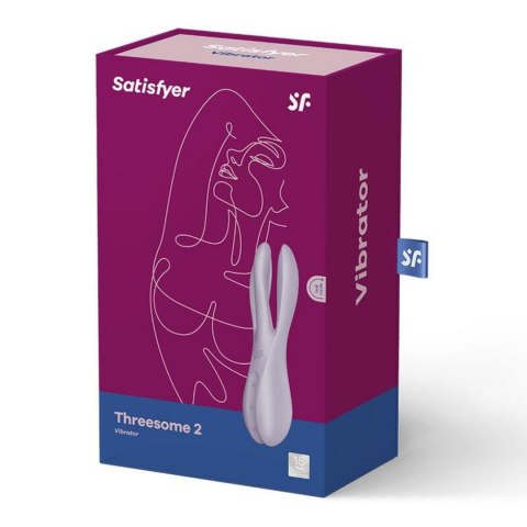 Wibrator wielofunkcyjny Satisfyer Threesome 2 fiolet Satisfyer Wibrator wielofunkcyjny Satisfyer Threesome 2 fiolet Satisfyer