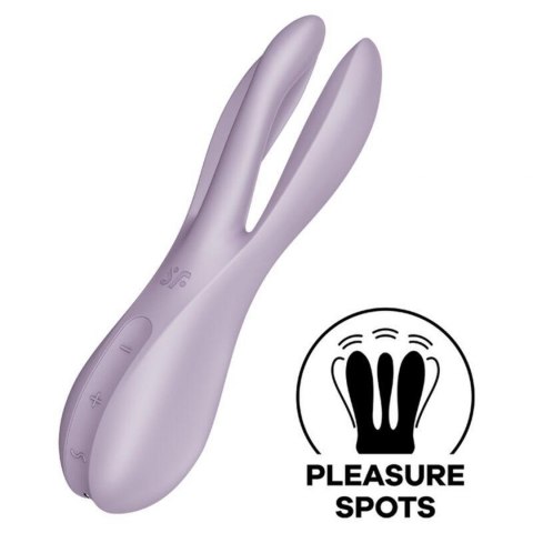 Wibrator wielofunkcyjny Satisfyer Threesome 2 fiolet Satisfyer Wibrator wielofunkcyjny Satisfyer Threesome 2 fiolet Satisfyer