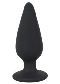 Obciążony korek analny plug zatyczka do pupy 8cm Black Velvets