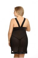 Samara black chemise L+ ( czarna halka ) Anais