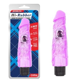 Wibrator wielofunkcyjny 9 Inch Dildo-Purple HI-Rubber