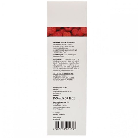 Olejek- ORGASMIC TOUCH RASPBERRY 150 ml LoveStim Olejek- ORGASMIC TOUCH RASPBERRY 150 ml LoveStim