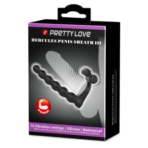 Dildo do podwójnej penetracji stymulator 10trybów Pretty Love Dildo do podwójnej penetracji stymulator 10trybów Pretty Love