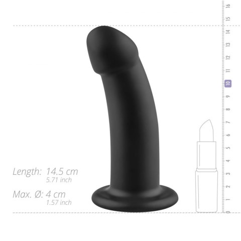 No-Parts - Charlie Dildo 14.5 cm - Black No-Parts No-Parts - Charlie Dildo 14.5 cm - Black No-Parts
