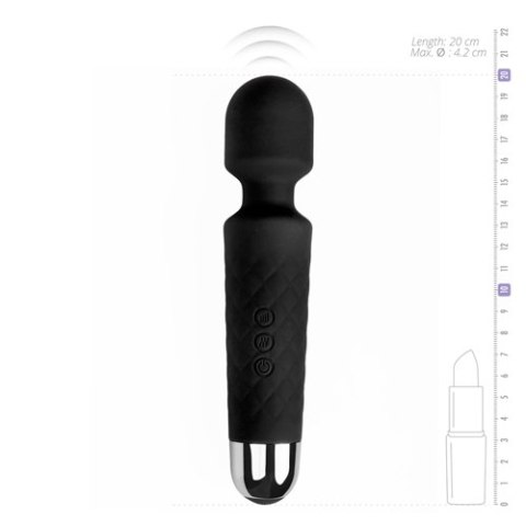 Wibrator Mini Różdżka EasyToys - Czarny Easytoys Wibrator Mini Różdżka EasyToys - Czarny Easytoys